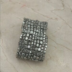 Silver Beaded Bracelet
